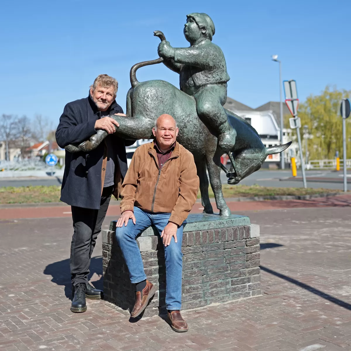 Kees van der Veer en Leo Richardson - foto Daan Meijer