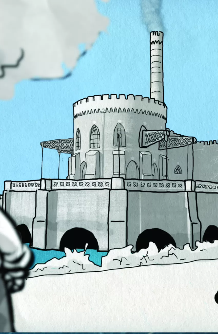 postcards about the pumping station