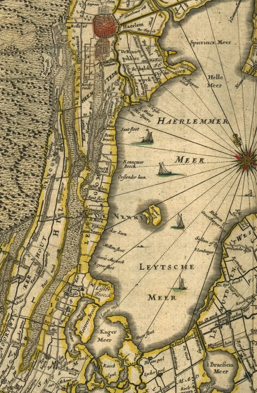 Map of 17th century Rhineland